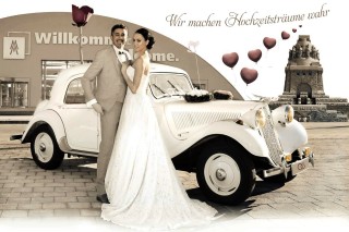 Hochzeitsauto mieten in Leipzig